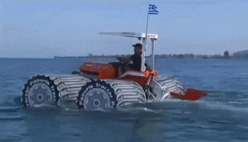 water tractor GIF