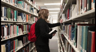 Books Library GIF by Roanoke College