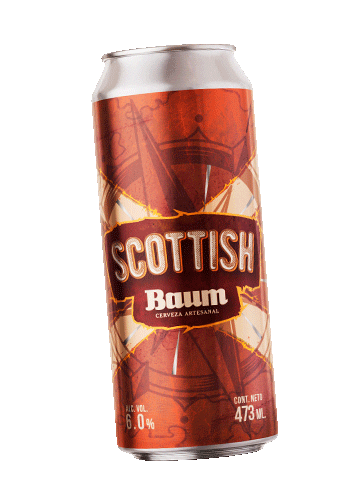 Beer Scottish Sticker by Cerveza Baum