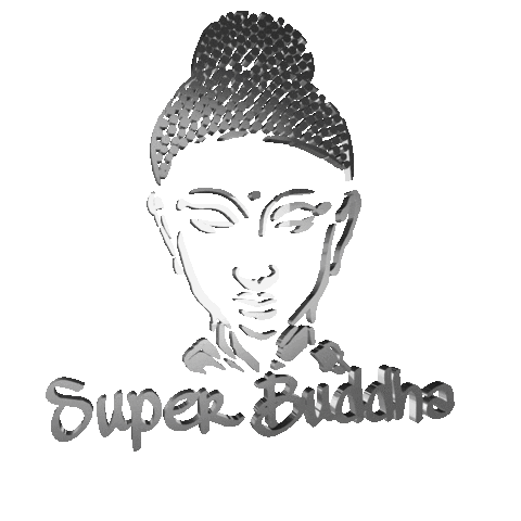 Buddha Sticker by Halo Barber Studio