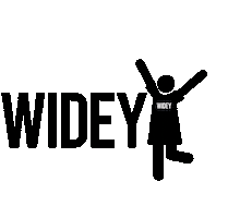 Widey Sticker by WIDEYshirts