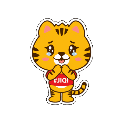 Happy Tiger Sticker by IQI Concept