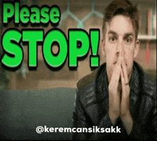 Stop Please GIF