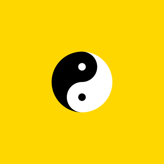 Yin Yang Processing GIF