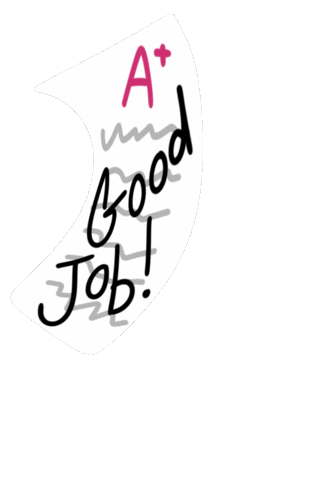 Pop Quiz Good Job Sticker by Unpopular Cartoonist