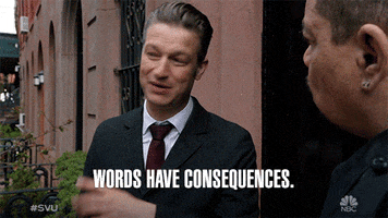 Twitter Words Have Consequences GIF by SVU