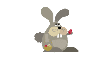 Easter Bunny Animation Sticker