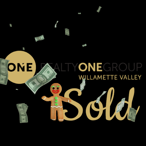 Gingerbread Man Christmas GIF by Realty ONE Willamette Valley