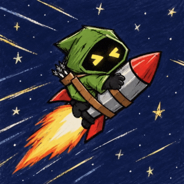 Flying To The Moon GIF by Hooja
