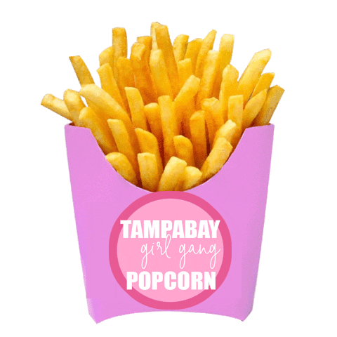 French Fries Sticker by Tampa Bay Girl Gang