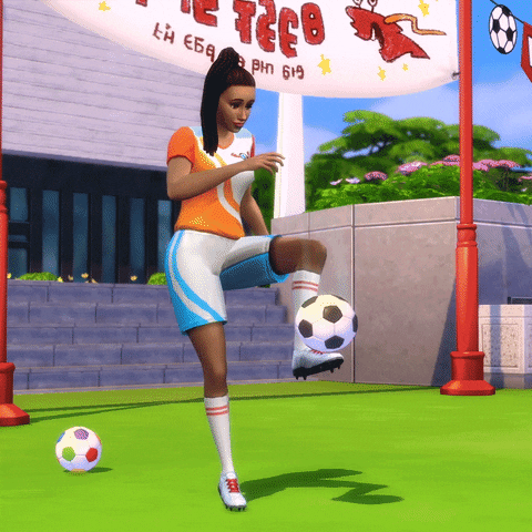 Football Soccer GIF by The Sims