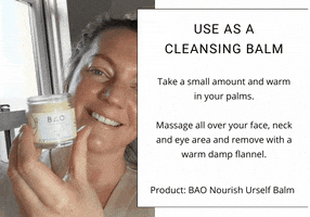 Facial Cleanser GIF by BAO Skincare