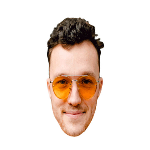 Hypnosis Head Turner Sticker by Maxi Meraki