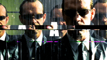 Agent Smith Matrix GIF by THEOTHERCOLORS