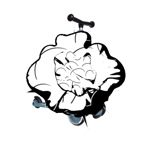 Scoot and Ride Sticker