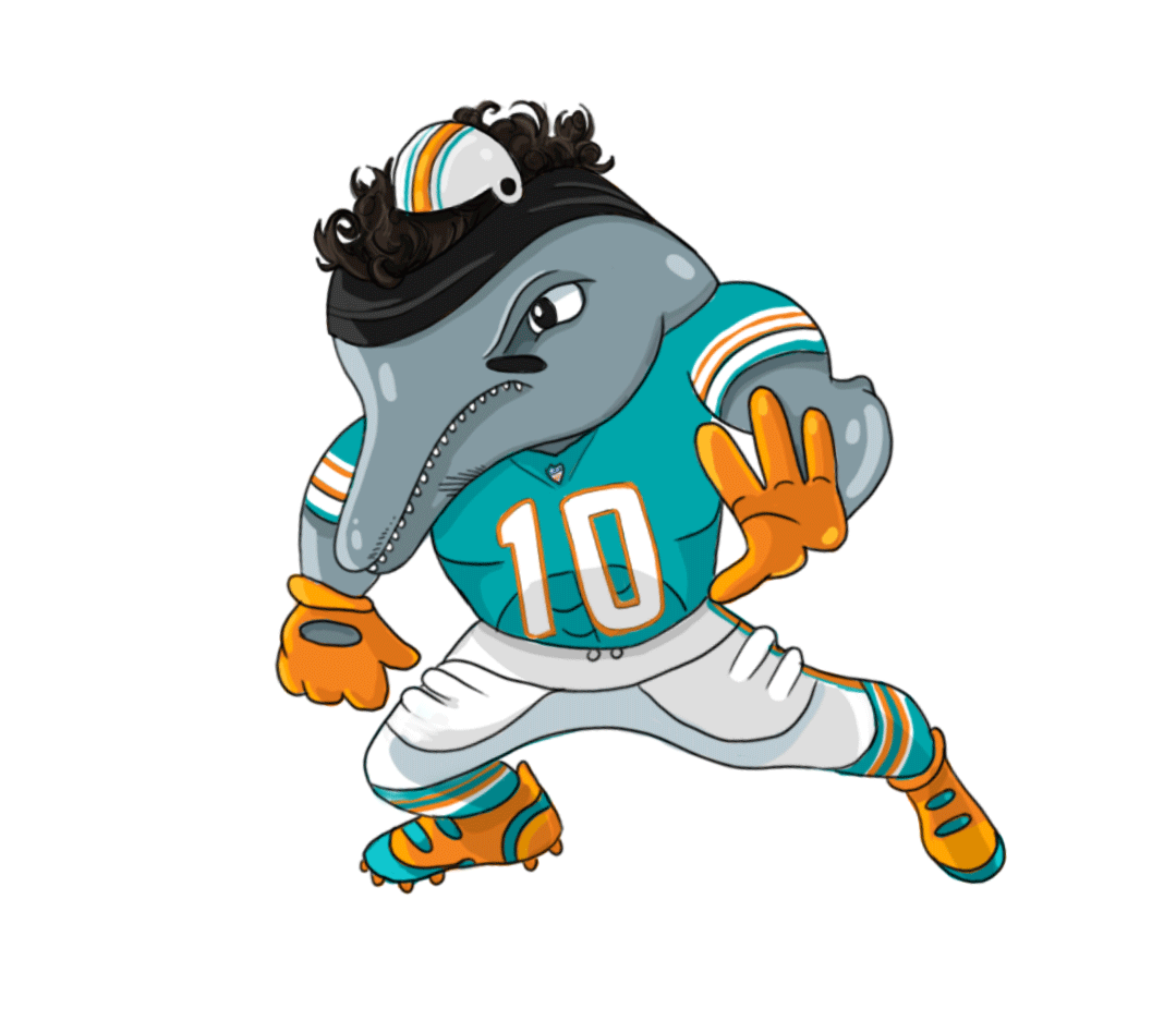 Miami Dolphins Football Sticker by NFL for iOS & Android GIPHY