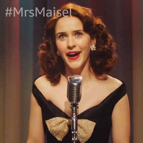 Stand Up Prime Video GIF by The Marvelous Mrs. Maisel