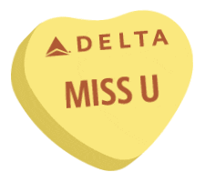 Miss U GIF by Delta Air Lines