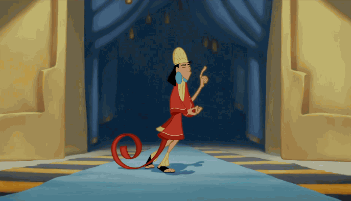 Image result for Kuzco from The Emperor’s New Groove  gif"