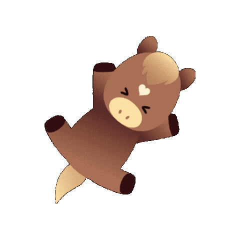 Horse 馬 Sticker by ジュン・コスメティック