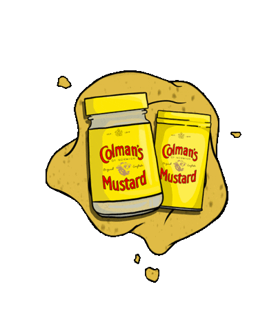 Colman's Mustard Sticker