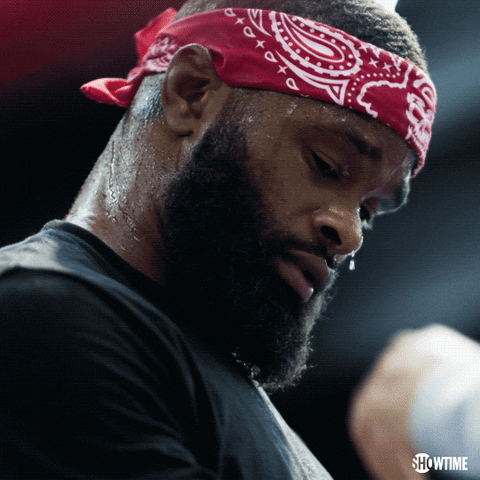 Sweating Tyron Woodley GIF by SHOWTIME Sports