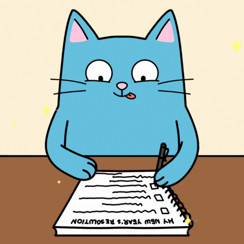 Blue Cat Goals GIF