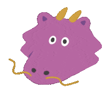 Surprised Dragon Sticker