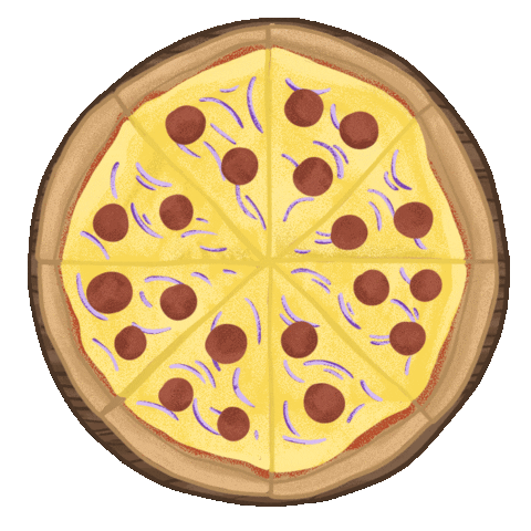 Pizza Sticker by gardenbistro