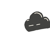 Angry Dark Cloud Sticker by Hans Sauer Stiftung