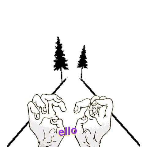 Hands Forest GIF