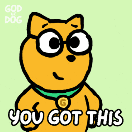 You Can Do It Thumbs Up GIF by God The Dog