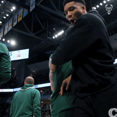 Excited Oh No GIF by Milwaukee Bucks