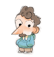 Cartoon Hello Sticker