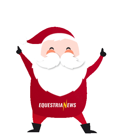 Happy Christmas Sticker by Equestrian News