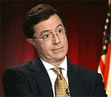you are cute stephen colbert GIF