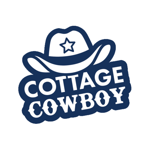 Cowgirl Cottage Sticker by CottageSprings