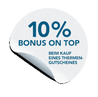 Bonus Weihnachtsgeschenk Sticker by Thermenresort Loipersdorf