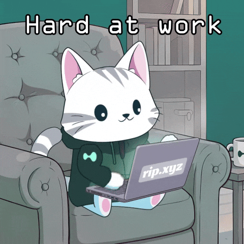 Cat Work GIF by Hypurr