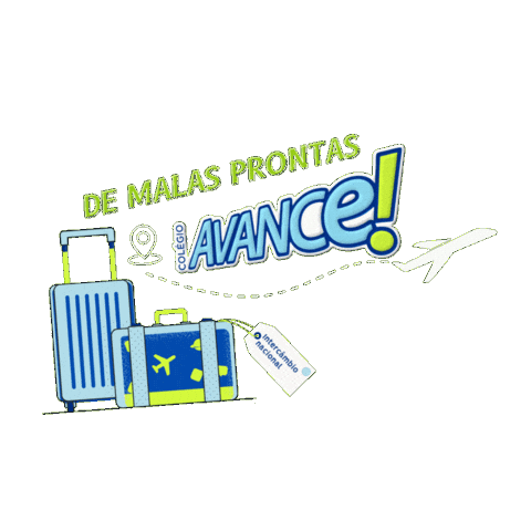 Intercambio De Malas Prontas Sticker by Colégio Avance
