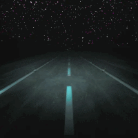 neverending night driving GIF