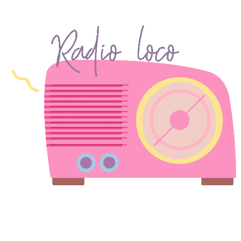 Radio Talking Sticker by ananagraphic