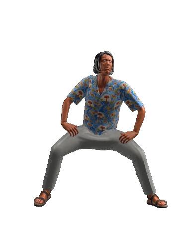 3D Twerk Sticker by Beggars France