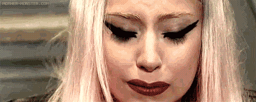 lady gaga help GIF