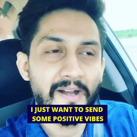 Vibe Positive Vibes GIF by Digital Pratik