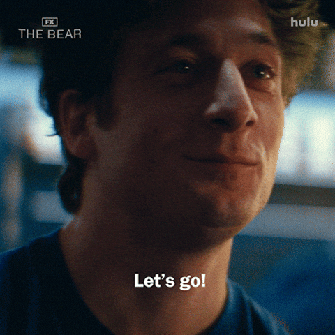 Happy Lets Go GIF by The Bear