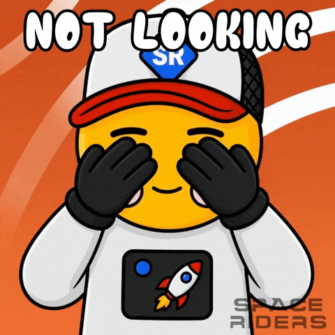 Dont Look No GIF by Space Riders