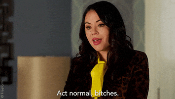 act normal tv show GIF by Pretty Little Liars