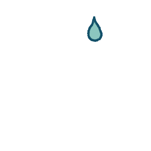 Water Sweat Sticker by CHOOCHOO-ca-CHEW