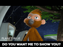 Show You Curious George GIF by Planet Blue